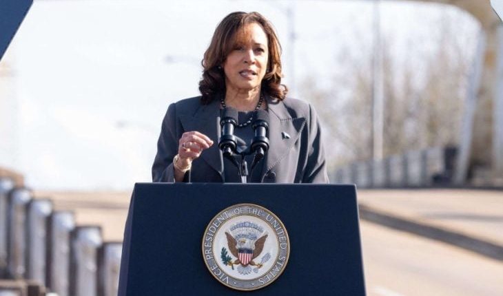 هاريس نائبة الرئيس الأمريكي : ترامب يريد إعادتنا 160 سنة إلى الوراء