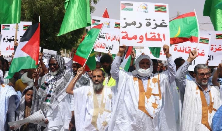 موريتانيون يتضامنون مع غزة وينتقدون صمت العالم اتجاه القطاع