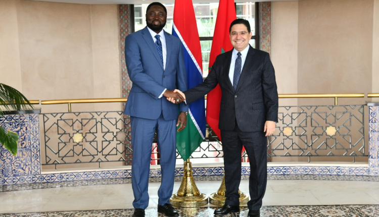 ناصر بوريطة يستقبل وزير خارجية غامبيا حاملا رسالة خطية لجلالة الملك