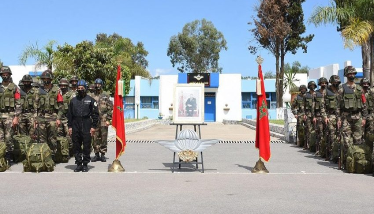 اللواء الأول للمشاة المظليين يحتفل بسلا بالذكرى ال68 لتأسيس القوات المسلحة الملكية