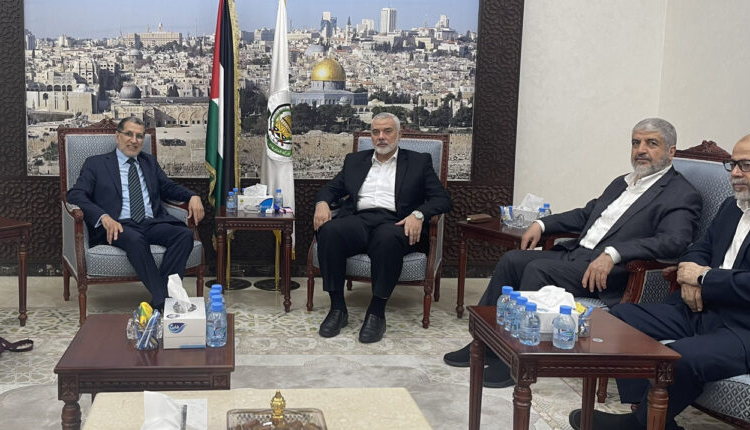العثماني يلتقي قادة حماس بالدوحة ويستعرض جهود المغرب لدعم فلسطين