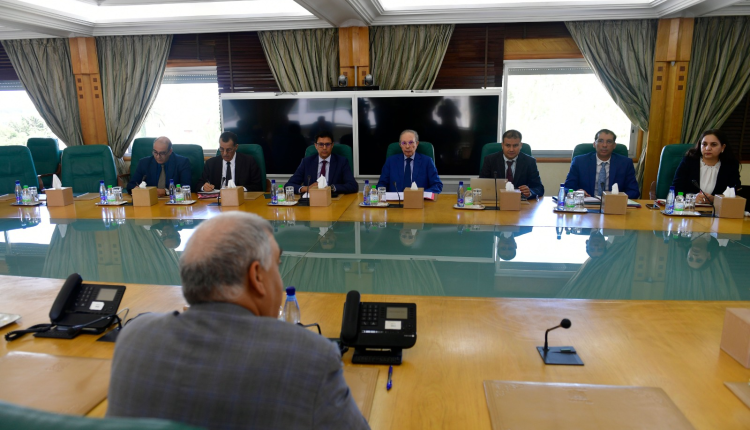 اجتماع حول الاستعدادات المتعلقة بتنظيم الإحصاء العام للسكان والسكنى لسنة 2024