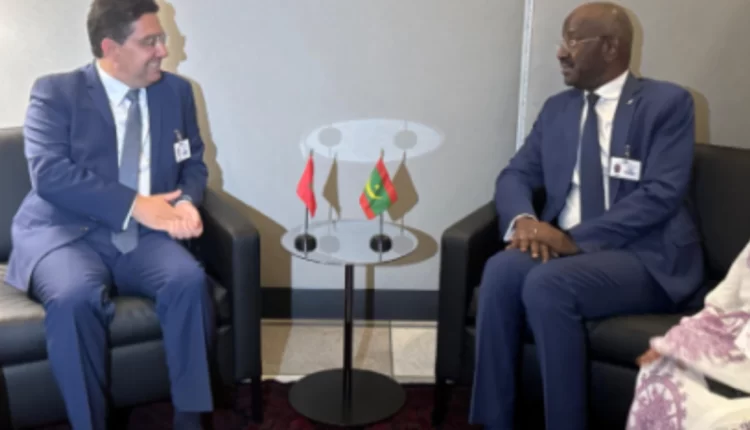 السيد بوريطة يتباحث مع نظيره الموريتاني