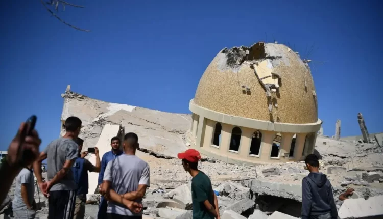 ضربة إسرائيلية لمسجد بقطاع غزة