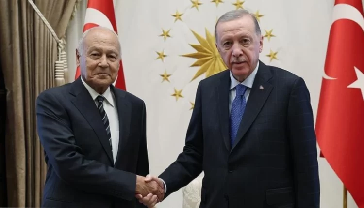 أردوغان وأبو الغيط يناقشان سبل إنهاء العدوان الإسرائيلي في فلسطين ولبنان