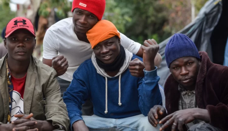 شغب الأفارقة المهاجرين في القليعة