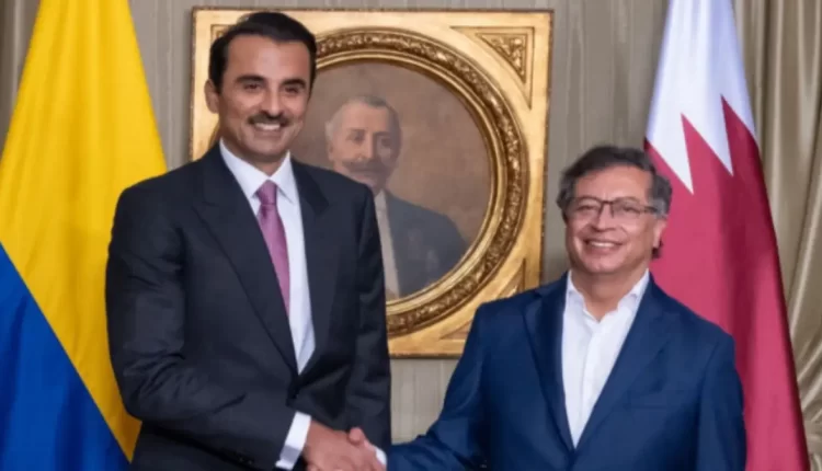 أمير قطر ورئيس كولومبيا