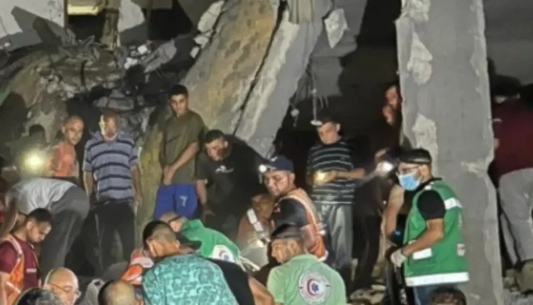 جانب من الدمار الذي يخلفه الاحتلال بشكل دوري