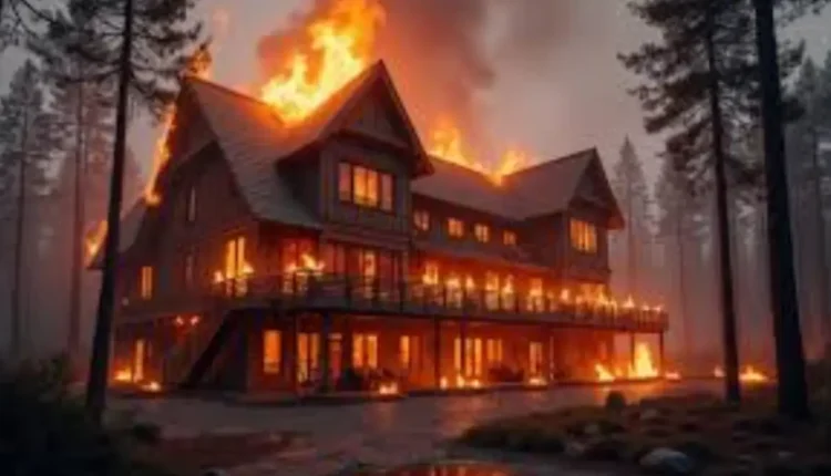 حريق منتجع كارتالكايا