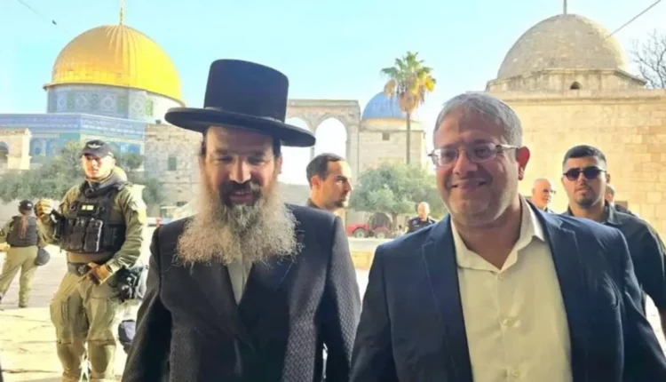 بن غفير يقتحم المسجد الأقصى