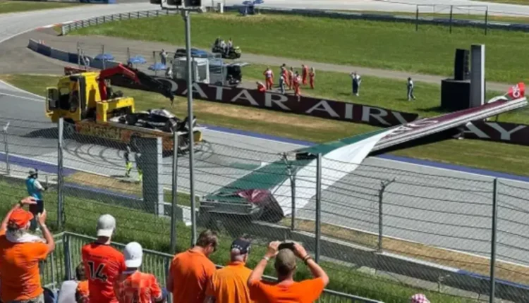 حادث قبل انطلاق سباق فورمولا 1 بالنمسا