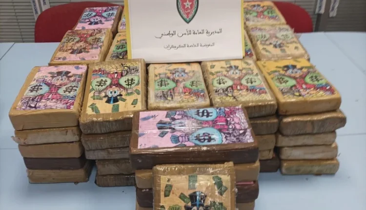 الجمارك المغربية تحبط محاولة تهريب 92 كيلوغرام من الكوكايين داخل شاحنة