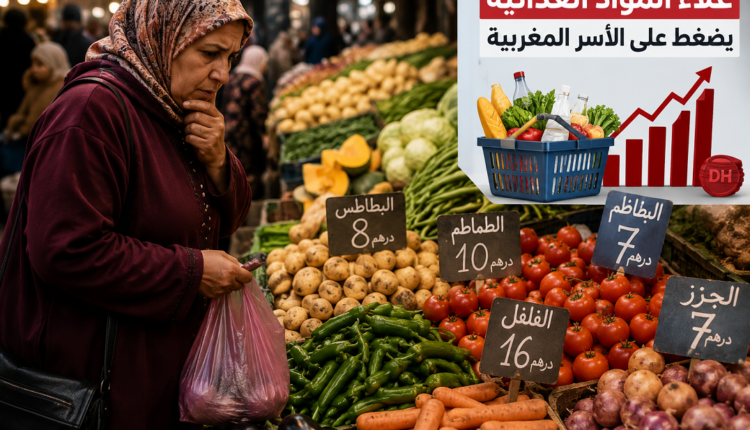 غلاء المواد الغذائية يضغط على الأسر المغربية
