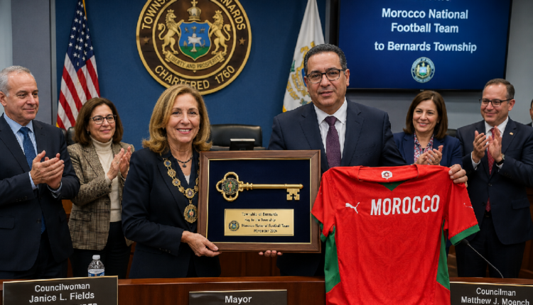 مفتاح مدينة أمريكية للمنتخب المغربي