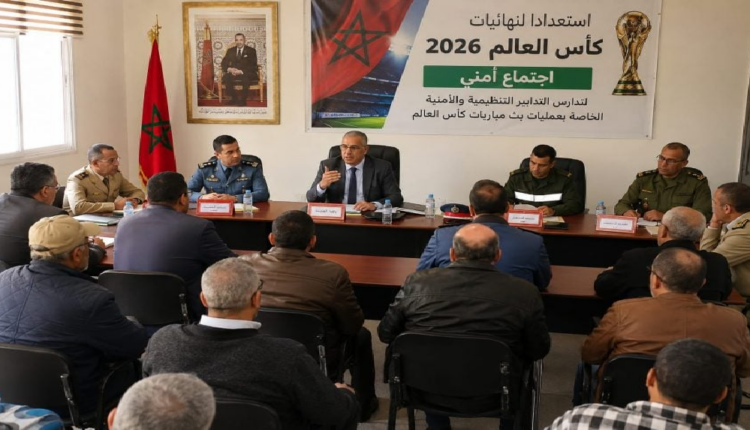 الأخصاص تستعد لتأمين أجواء كأس العالم 2026.. اجتماع أمني يجمع السلطات وأرباب المقاهي