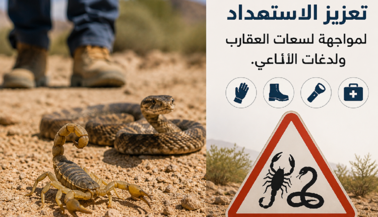 خطة استباقية لحماية المواطنين من أخطار العقارب والأفاعي